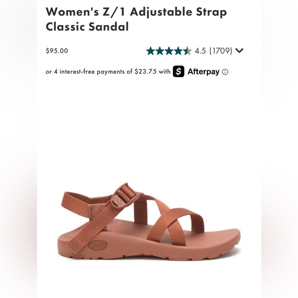 Z/1 Adjustable Strap Classic Chaco Sandal